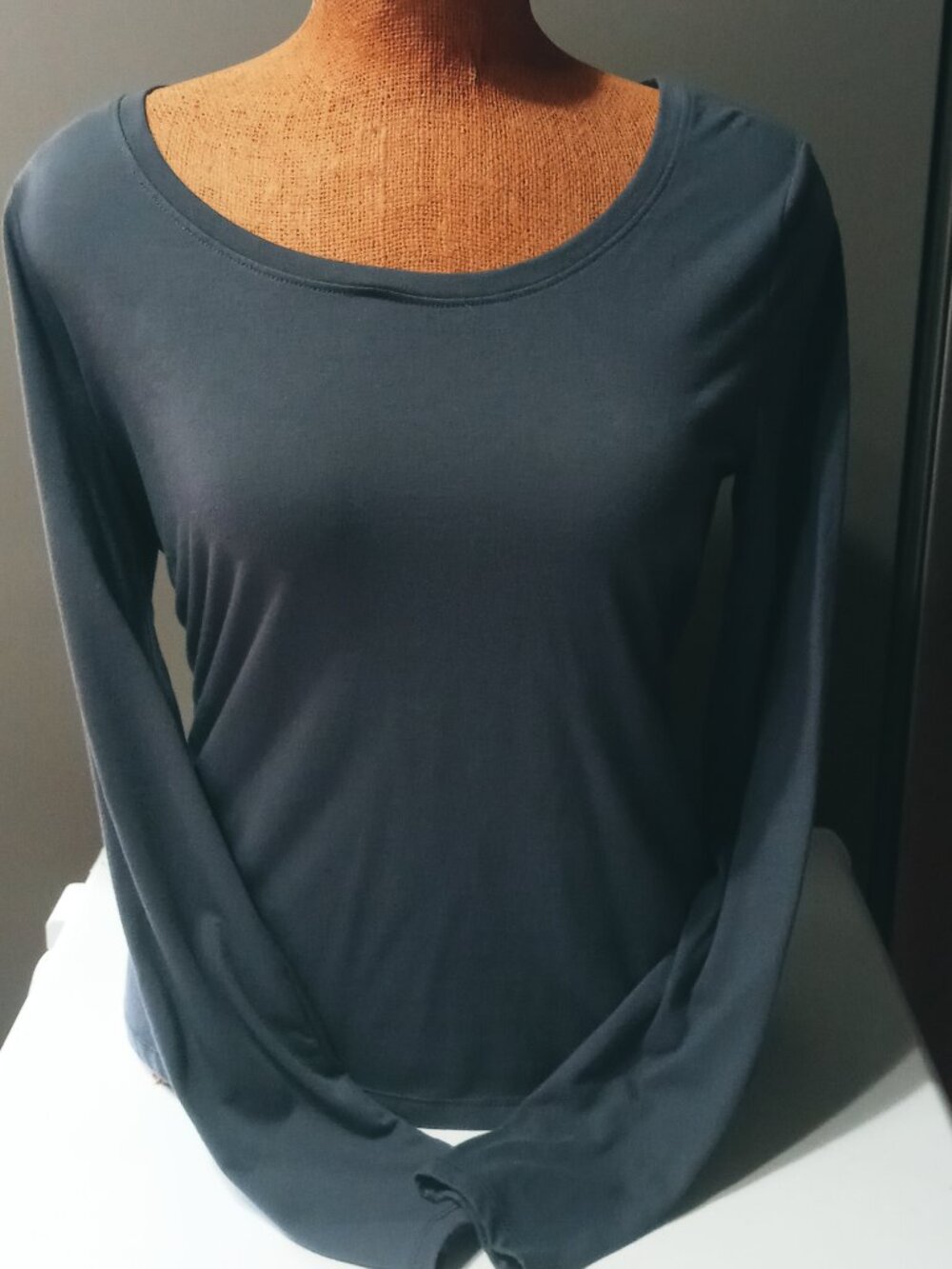 No Boundaries Gray LS Tee Size L (12-14)